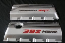 Body Color Painted 392 HEMI Challenger Engine Fuel Rail Covers